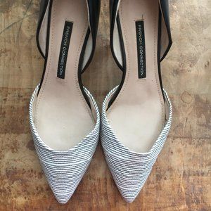 French Connection Kitten Heels, Size 8